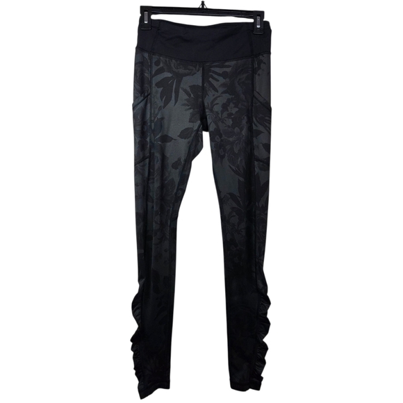 lululemon athletica Pants - Lululemon Athletica Swift Speed High Rise Leggings In Grey Floral Size 4